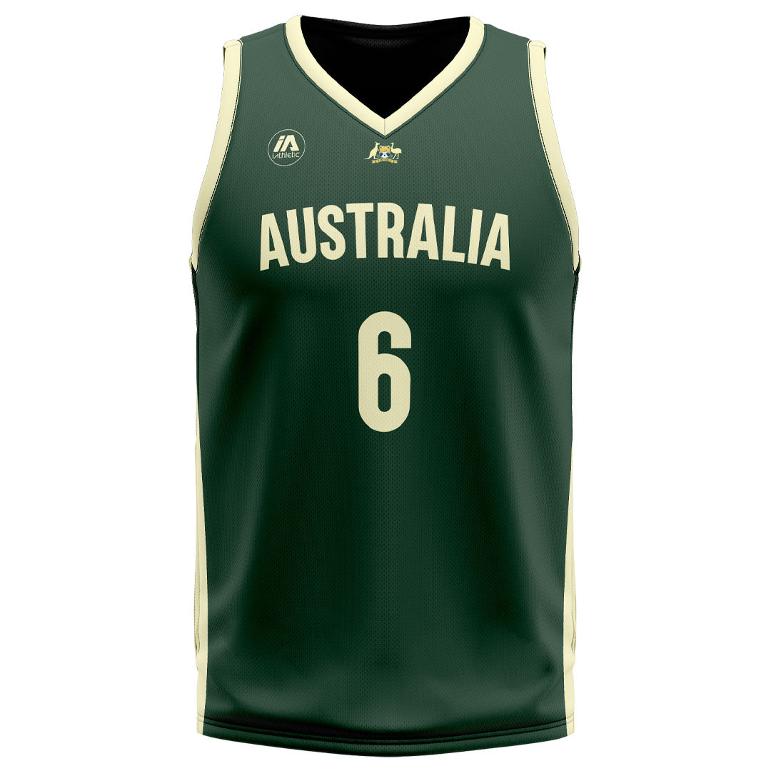 Boomers Authentic Game Jersey Home Josh Green Aussie Basketball Store