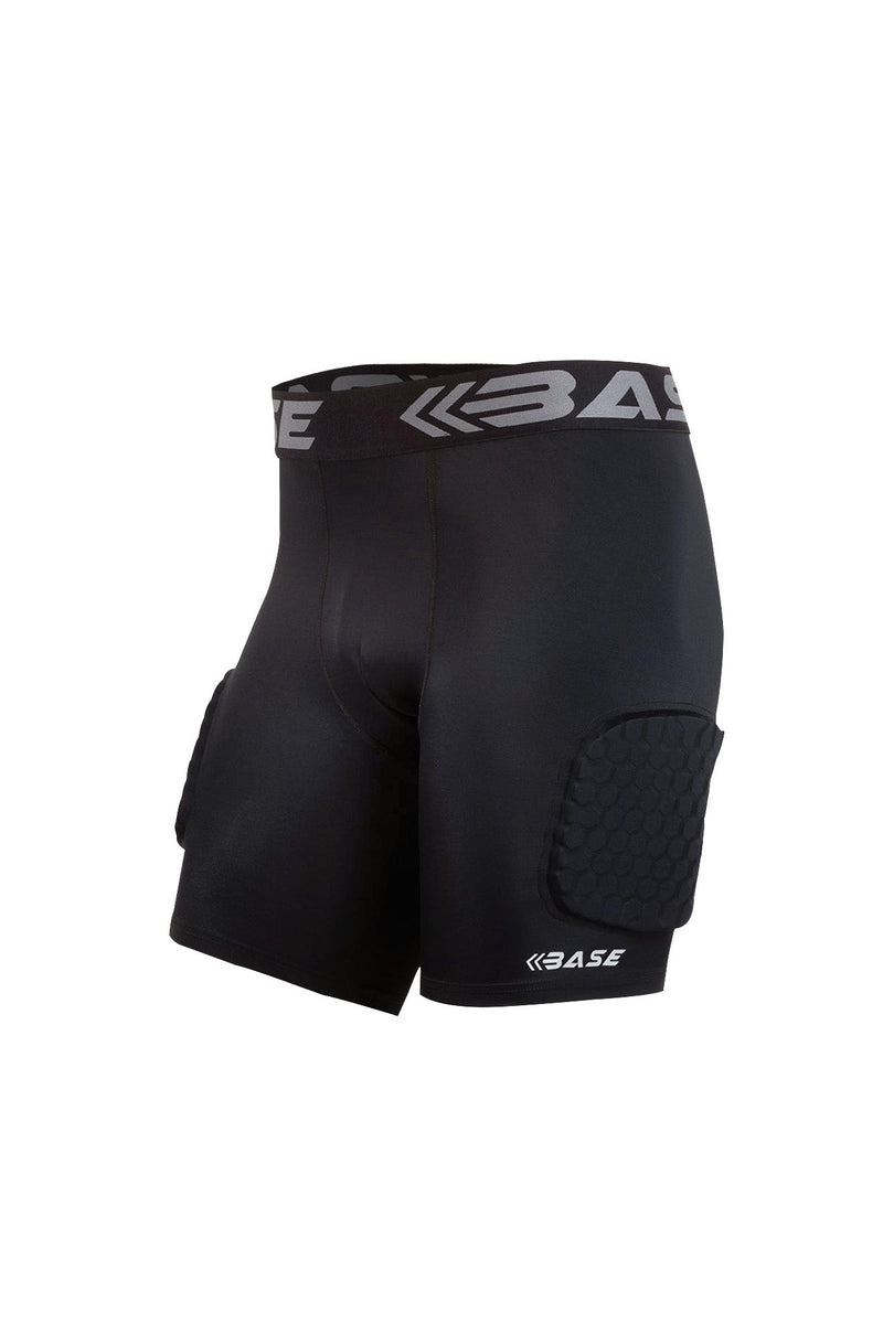 Men's Padded Compression Short - Black