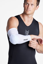 BASE Compression Padded Arm Guard (Single) - White