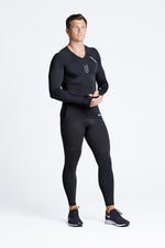 BASE Men's Long Sleeve Compression Tee - Black