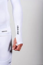 BASE Men's Long Sleeve Compression Tee - White