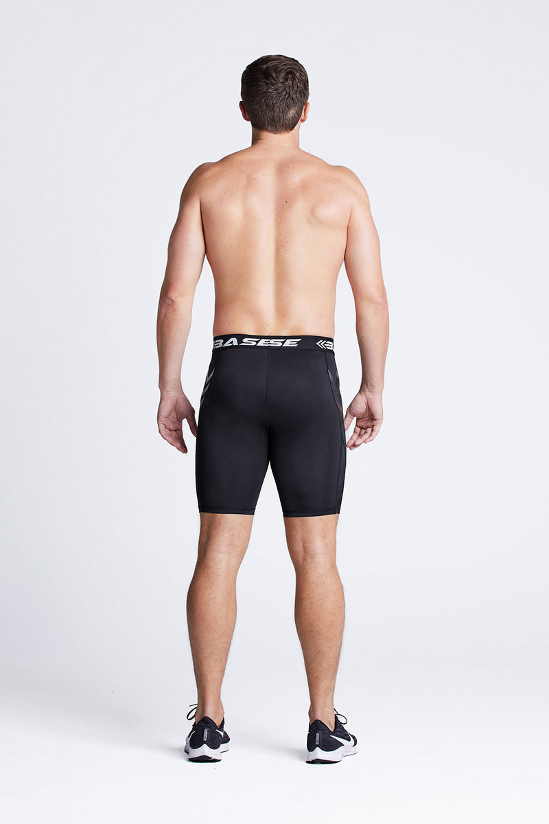 BASE Men's Endurance Compression Shorts - Black