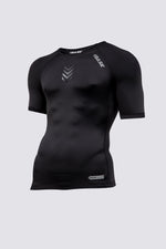 BASE Mens Short Sleeve Compression Tee - Black