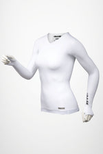 BASE Women's Endurance Long Sleeve Compression Tee - White