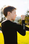 BASE Youth Long Sleeve Compression Tee - Black