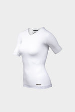 BASE Women's Short Sleeve Compression Tee - White