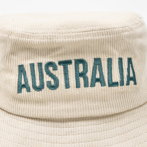 Basketball Australia Corduroy Bucket Hat