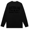 Aus Basketball Black Tonal LS Tee