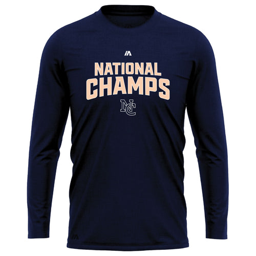 National Champs 'Crest' Performance LS Tee