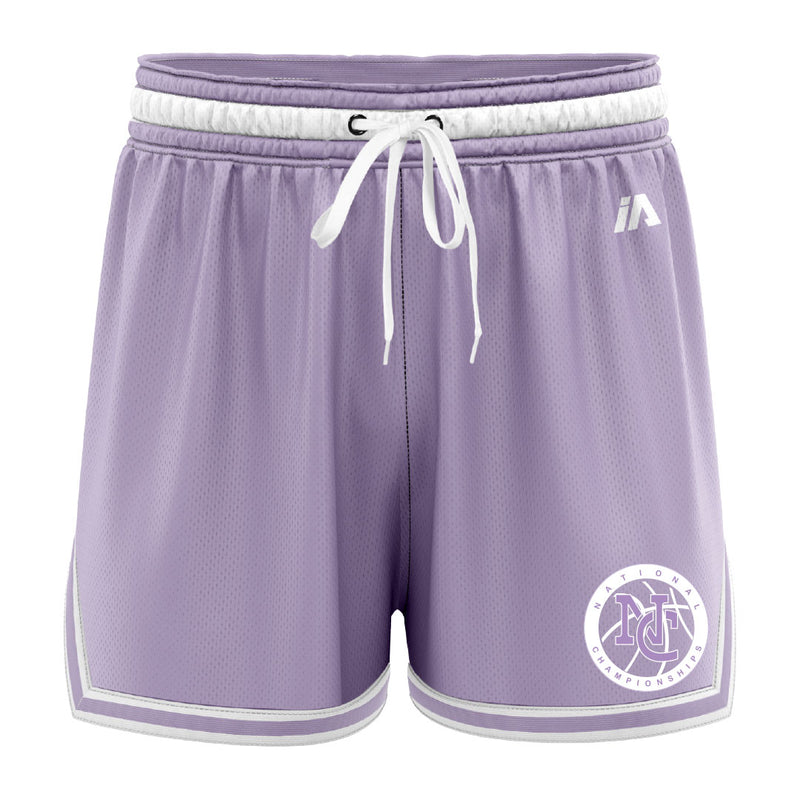 National Champs 'NC Ring 2024' Casual Shorts - Lavender/White