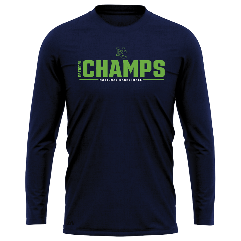 National Champs 'Classic Green' Performance LS Tee