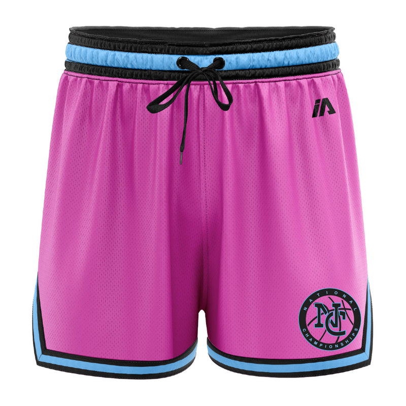 National Champs 'NC Ring Logo' Casual Shorts - Miami Pink
