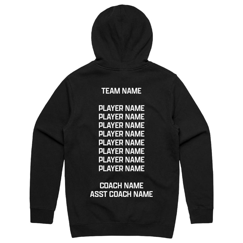 School Champs Cotton Hoodie Team List - Add Your Names