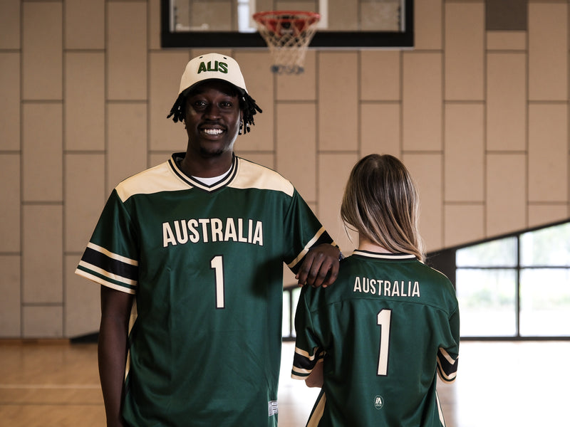 Basketball Australia Gridiron Jersey