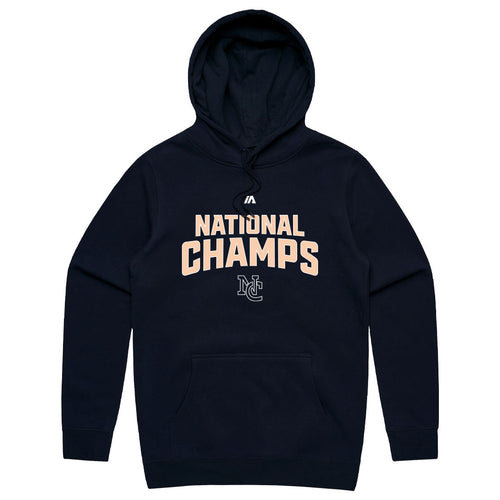 National Champs 'Crest' Cotton Hoodie