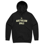 Aus Opals Logo Cotton Hoodie