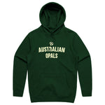 Aus Opals Logo Cotton Hoodie