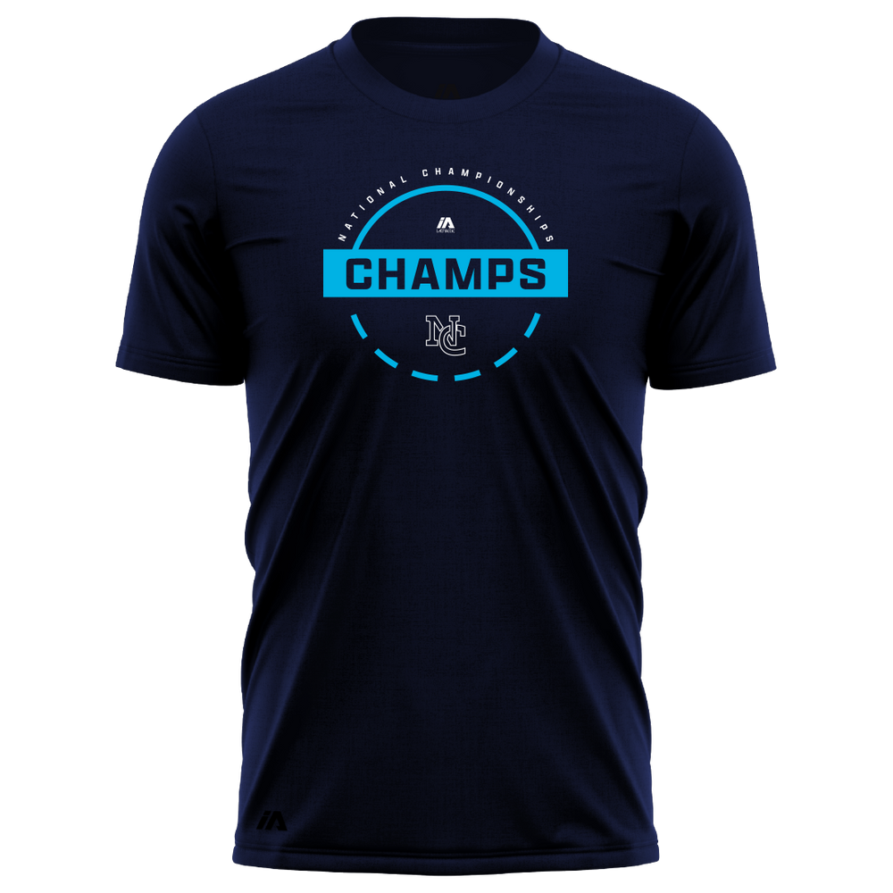 Navy Marle - Carolina Blue Logo