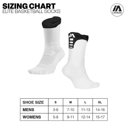 National Champs Pro Tech Socks 'NC Logo' - White/White/Black