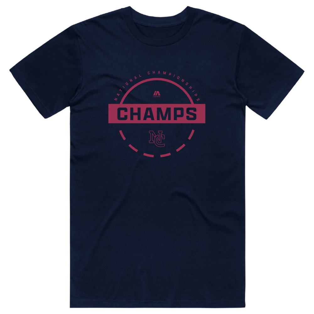 Navy - Deep Red Logo