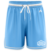 National Champs 'Staple' Casual Shorts - Carolina/White