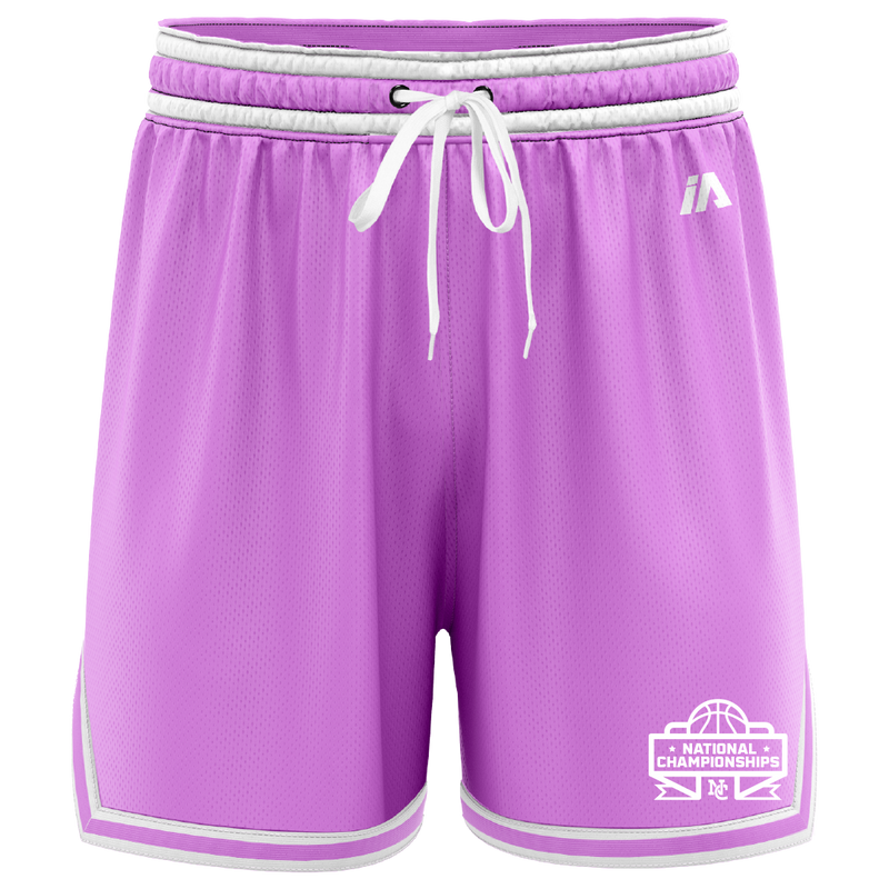 National Champs 'Staple' Casual Shorts - Pastel Pink