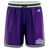 National Champs 'Staple' Casual Shorts - Purple/Green/White