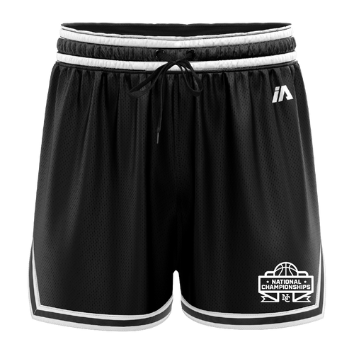 National Champs 'Staple' Casual Shorts - Black/White