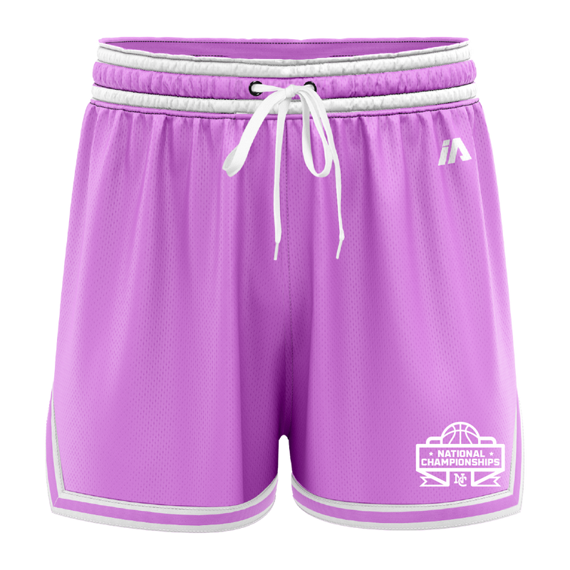 National Champs 'Staple' Casual Shorts - Pastel Pink