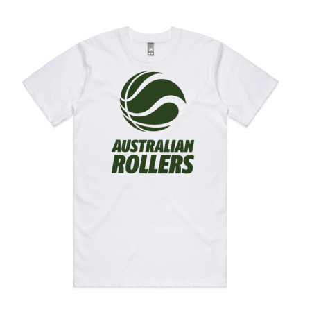 Rollers White Tee